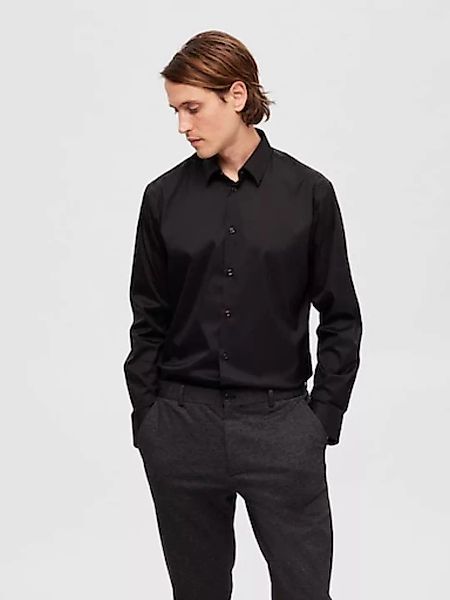 SELECTED HOMME Langarmhemd "SLHSLIMTRAVEL SHIRT NOOS" günstig online kaufen