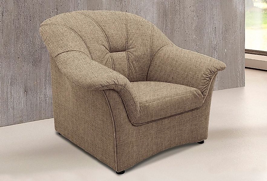 DOMO collection Sessel "Papenburg zeitlose Rückensteppung, elegante Armlehn günstig online kaufen
