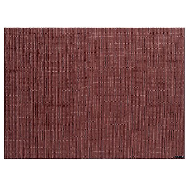 Chilewich Platzset Bamboo Rectangle Cranberry, (1-St) günstig online kaufen