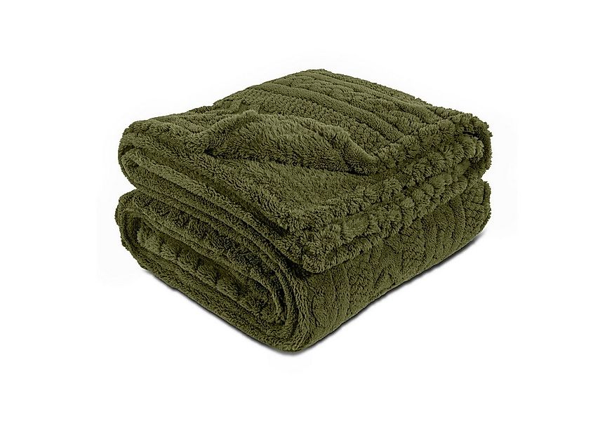 Wohndecke Meran, REALLaxx, 150 x 200 cm, Kuscheldecke Sofaüberwurf in Stric günstig online kaufen