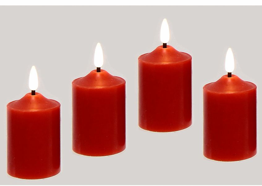 I.GE.A. LED-Kerze "Kerzen 4er Set" günstig online kaufen