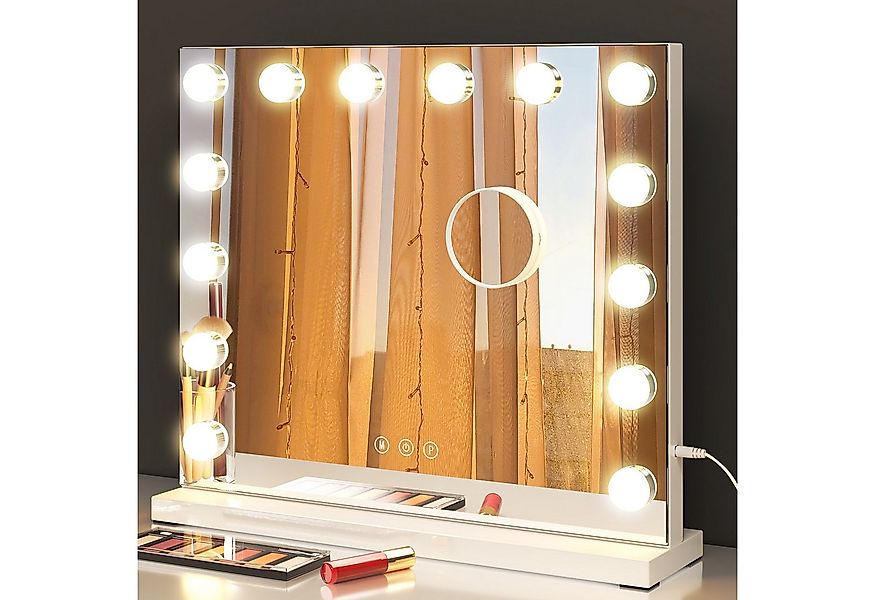 Dripex Schminkspiegel Hollywood Schminkspiegel mit 15/14 LED, für Make-up, günstig online kaufen