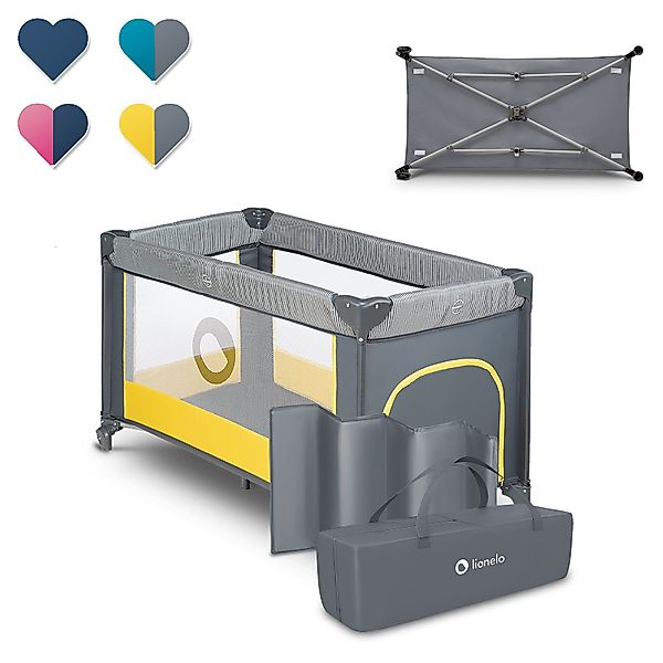 lionelo Baby-Reisebett Stefi, 120x60 cm Tragetasche günstig online kaufen