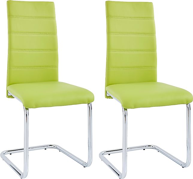 INOSIGN Freischwinger »Adora«, (Set), 4 St., Kunstleder, (2 oder 4 Stück) B günstig online kaufen