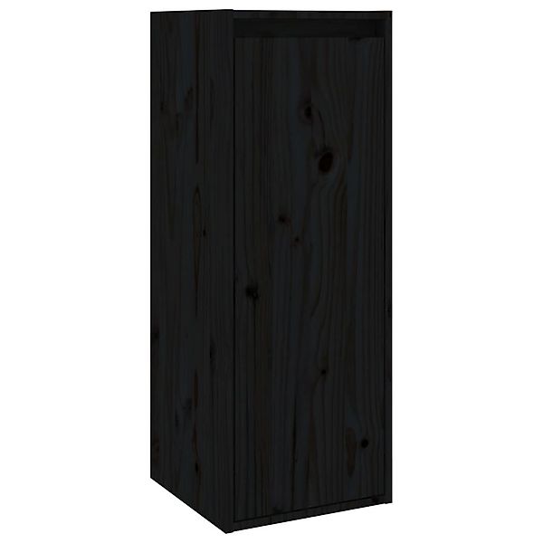 vidaXL Regal Wandschrank Schwarz 30x30x80 cm günstig online kaufen