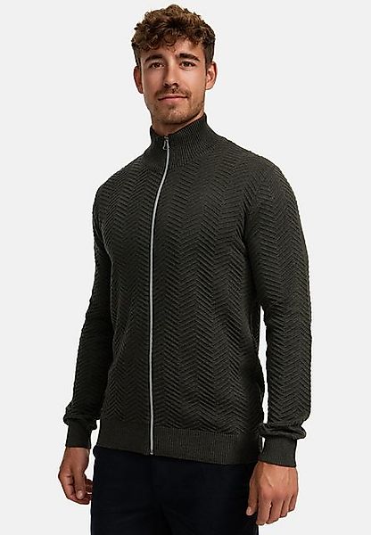 Kronstadt Sweatjacke KSCarlo Zip Fein-Strickjacke mit Stehkragen günstig online kaufen