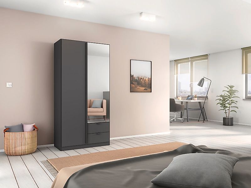 rauch Drehtürenschrank "StyleUp", Typ Monochrome mit eleganten, langen Grif günstig online kaufen