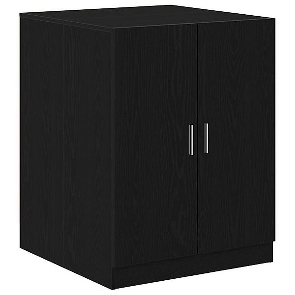 vidaXL Waschmaschinenumbauschrank Waschmaschinen-Schrank Schwarze Eiche 70, günstig online kaufen