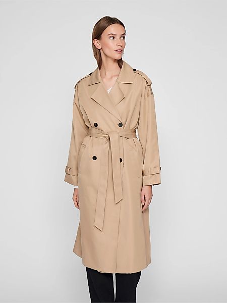 Vila Trenchcoat "VIADDISON L/S LONG TRENCHCOAT - NOOS" günstig online kaufen