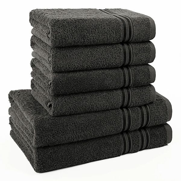 HAMMETEX Handtuch Set "6-teiliges Handtuch Set, 100% Baumwolle, Weich & Sau günstig online kaufen