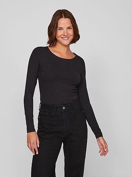 Vila Langarmshirt VINORA L/S O-NECK TOP günstig online kaufen