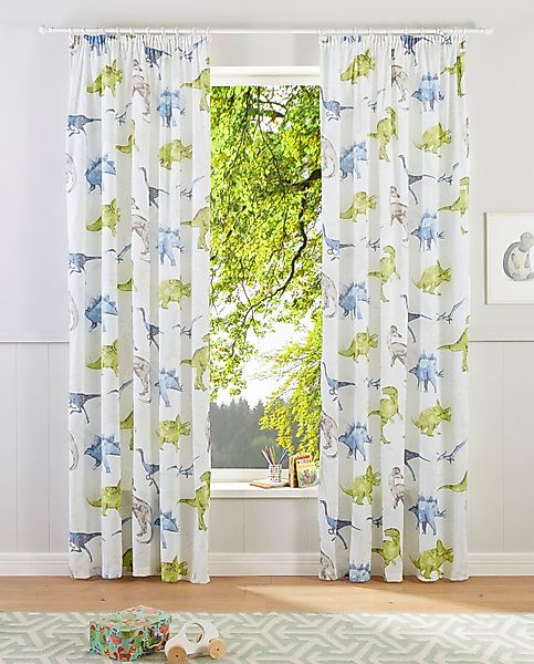 my home Gardine DINO, Kräuselband (1 günstig online kaufen