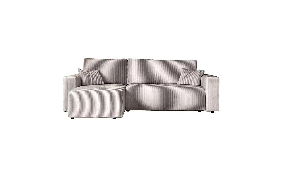 Ecksofa mit Schlaffunktion Pianoni ¦ beige ¦ Maße (cm): B: 244 H: 83 Polste günstig online kaufen
