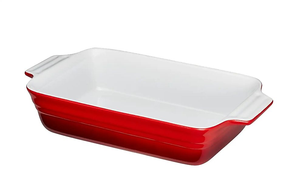 KHG Auflaufform   ¦ rot ¦ Steinzeug/Steingut ¦ Maße (cm): B: 19,5 H: 6,5 Kü günstig online kaufen
