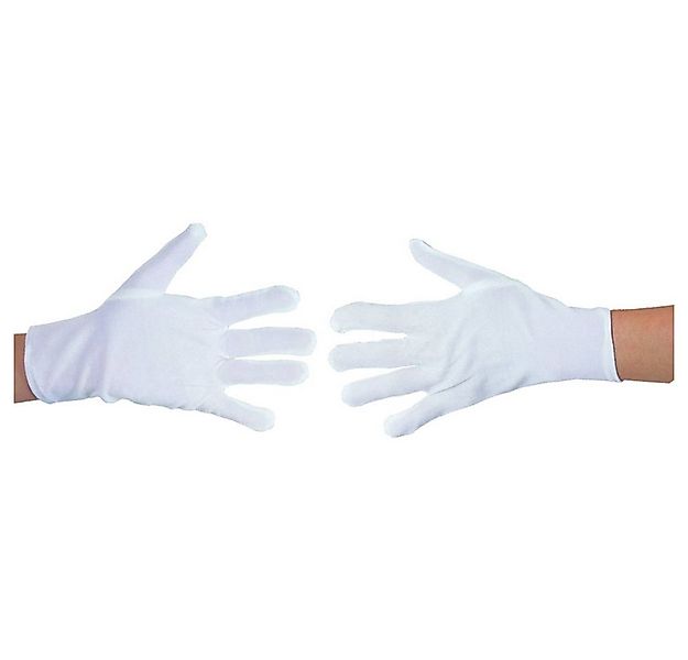 MICA Kostüm Handschuhe - für Erwachsene - 1 Paar - weiß günstig online kaufen