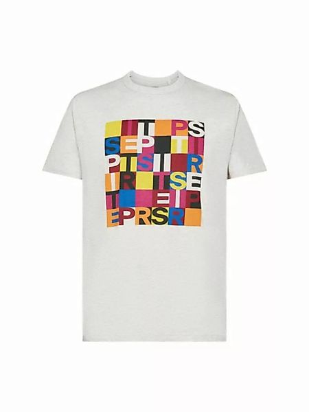 Esprit T-Shirt T-Shirt mit Logo-Print, Bio-Baumwolle (1-tlg) günstig online kaufen