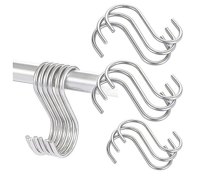 BlingBin S-Haken Wandhaken Aufhängehaken Edelstahl S Haken Schwerlast Haken günstig online kaufen