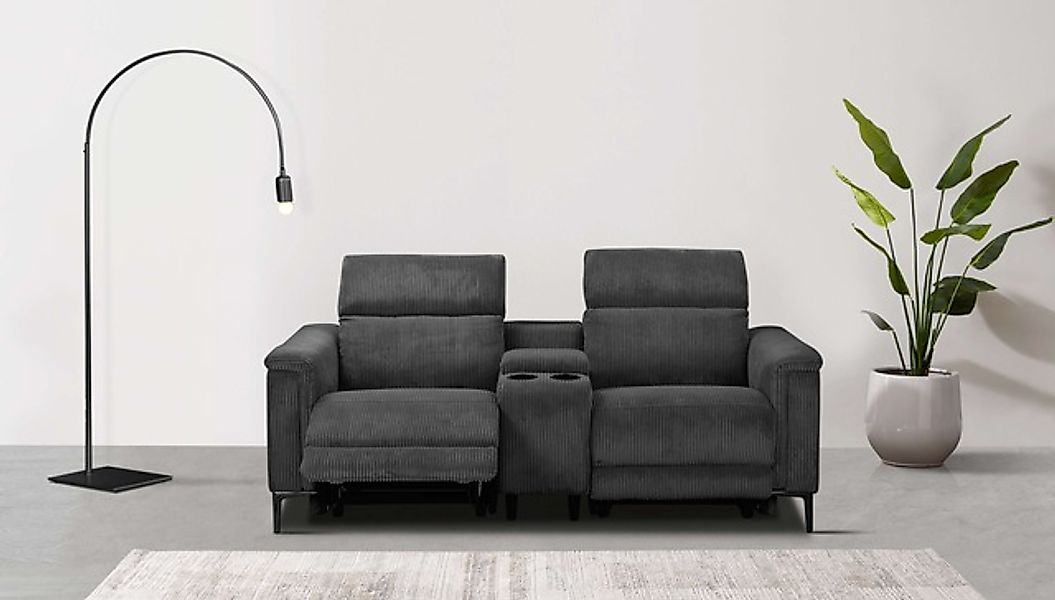 Home affaire 2-Sitzer »LUND Cord, Relaxfunktion, TV-Sessel, manuell/elektri günstig online kaufen