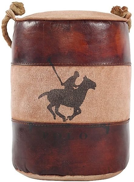 Kobolo Türstopper POLO mit Griff aus Canvas und Leder 26x18cm (1 Stück) günstig online kaufen