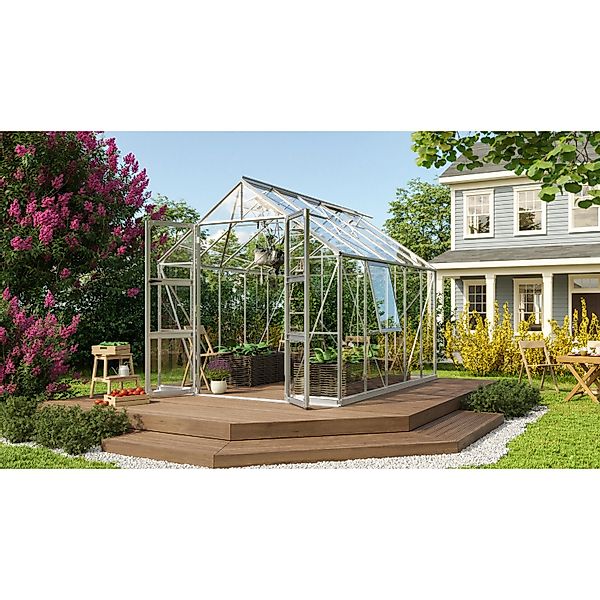 Vitavia Gewächshaus Olymp 8300 Alu 8,3 m² inkl. Fundament günstig online kaufen