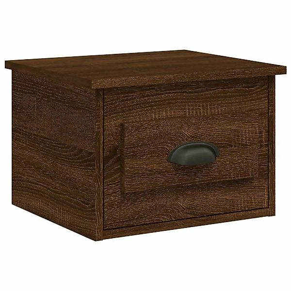 vidaXL Nachttisch Wand-Nachttisch Braun Eichen-Optik 41,5x36x28 günstig online kaufen