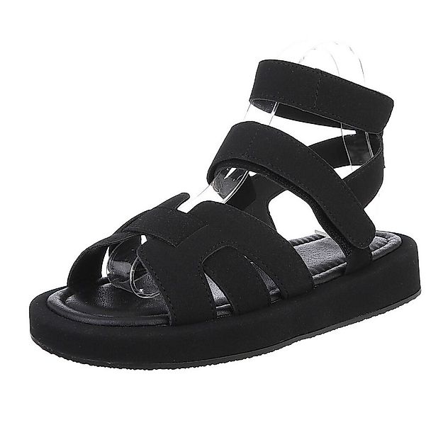 Ital-Design Bequeme Damen-Sandalen mit breiten Riemen für den Sommer Riemch günstig online kaufen