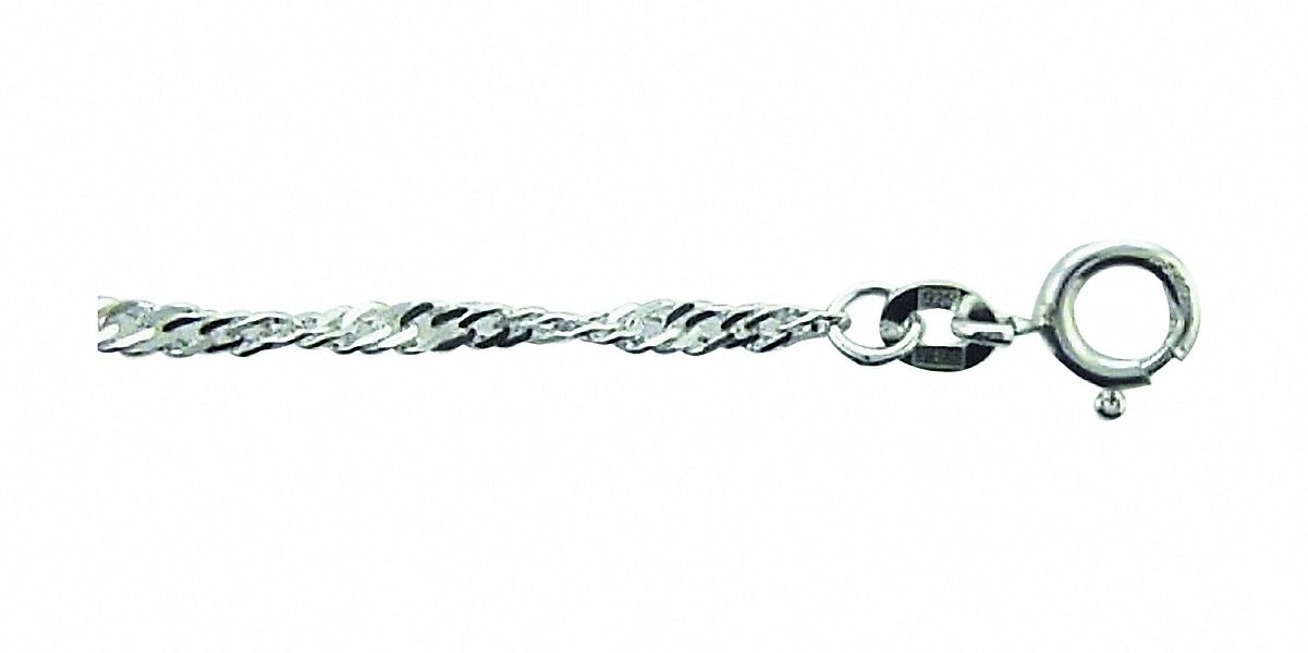 Adelia´s Silberkette Damen 925 Silber Singapur günstig online kaufen