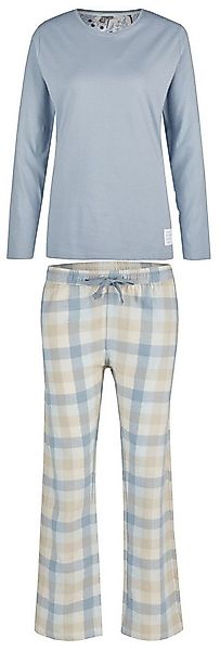 By Louise Schlafanzug Damen Pyjama lang (2 tlg) Baumwolle günstig online kaufen