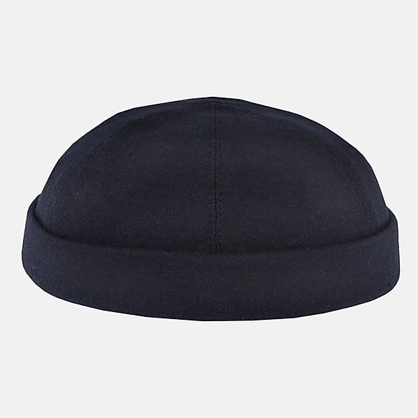HANSEHELD Schiebermütze Docker Cap Blau Wolle günstig online kaufen
