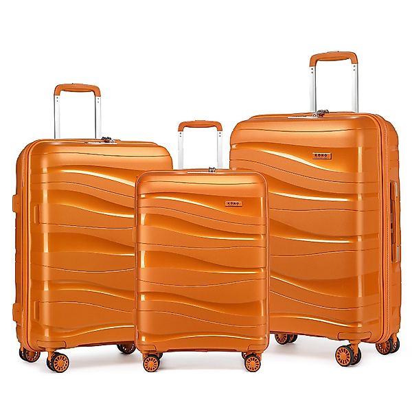 KONO Handgepäck-Trolley Leicht Hartschalenkoffer Reisekoffer mit günstig online kaufen