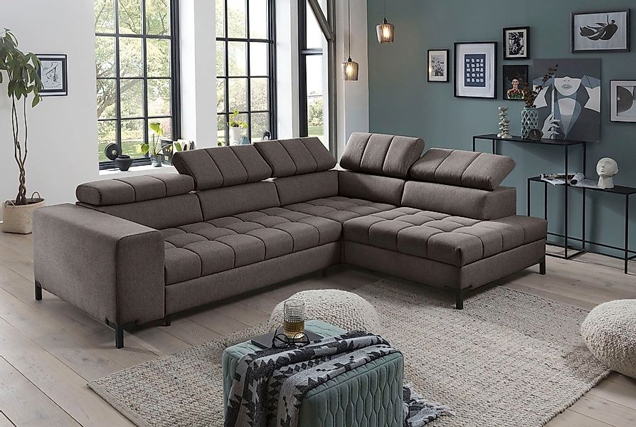 exxpo - sofa fashion Ecksofa "Bocco, hochwertige Verarbeitung, toller Sitzk günstig online kaufen