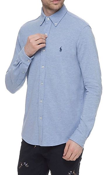 Polo Ralph Lauren Langarmhemd Herren Featherweight Mesh Piqué Custom Slim F günstig online kaufen