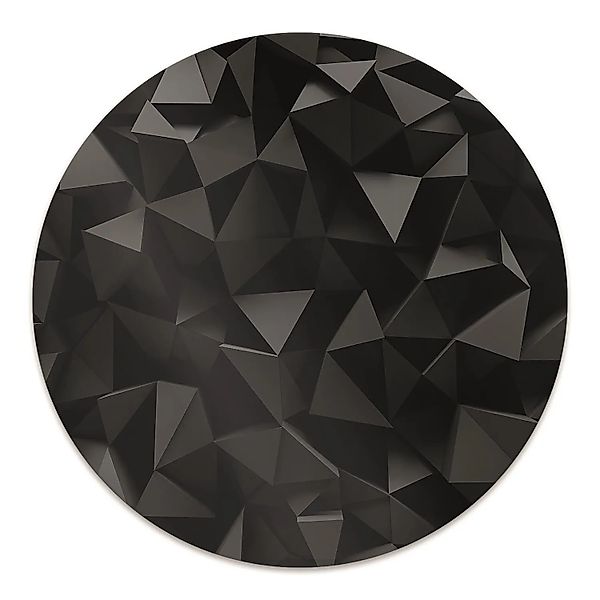 Tulup Bodenschutzmatte Schwarze Abstraktion Bodenschutzmatte für Bürostuhl günstig online kaufen