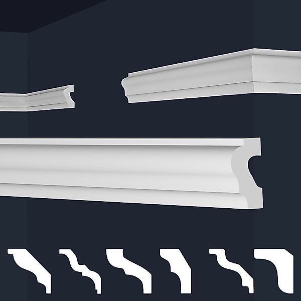 marbet design Stuckleiste E-19, Maxi-Sparpaket, XPS günstig online kaufen