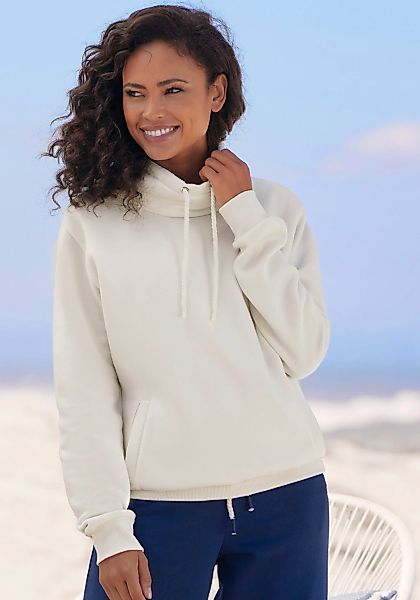 H.I.S Sweatshirt, 1 Stk. mit Stehkragen und Bindeband günstig online kaufen