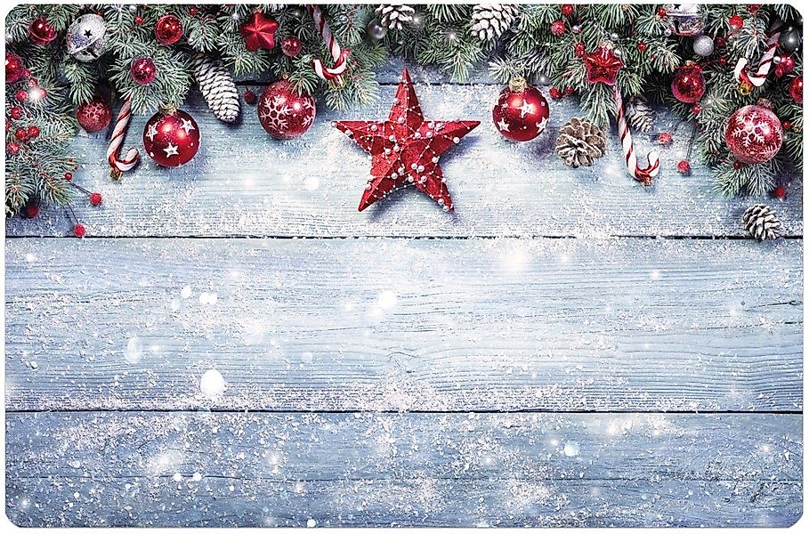 matches21 HOME & HOBBY Platzset Abwaschbare Tischsets 6er Set Weihnachten S günstig online kaufen