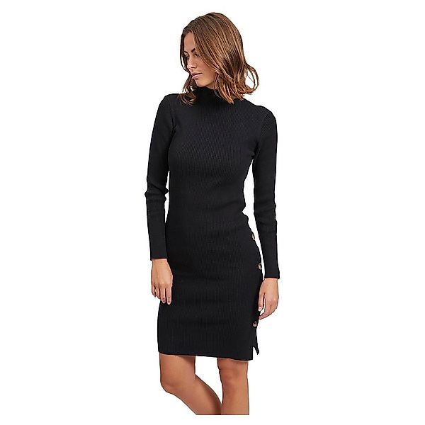Vila Solto Langarm Kurzes Kleid XL Black günstig online kaufen