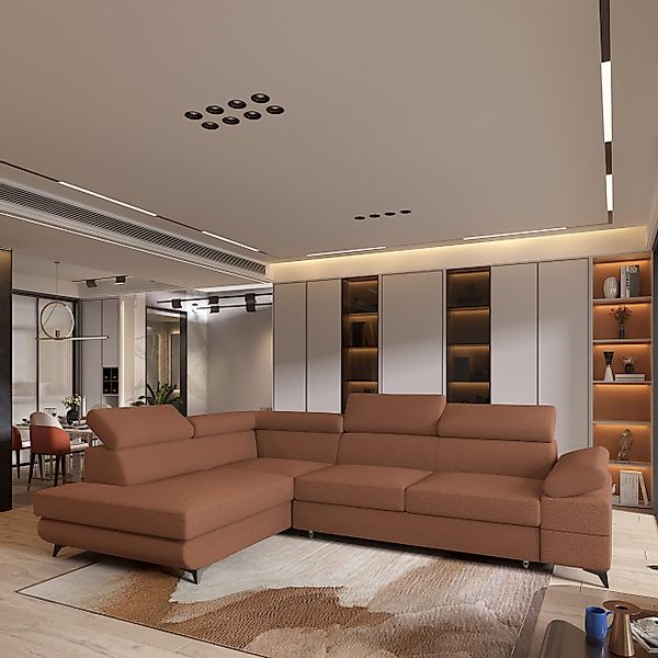 Masseno Ecksofa FAVIEN mit Schlaffunktion L-Form, günstig online kaufen