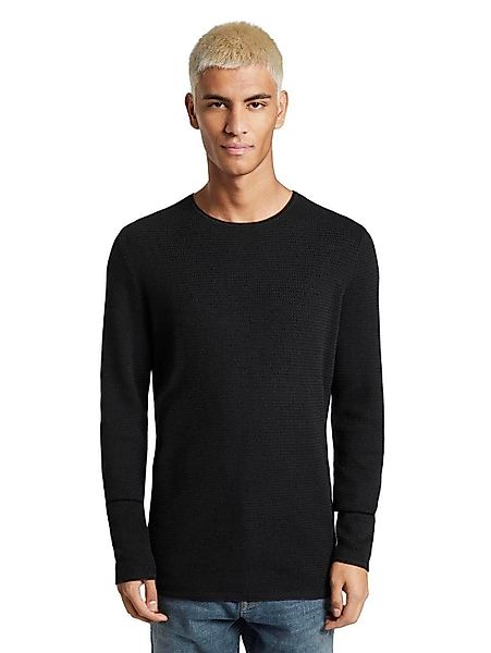 TOM TAILOR Denim Strickpullover mit dezenter günstig online kaufen
