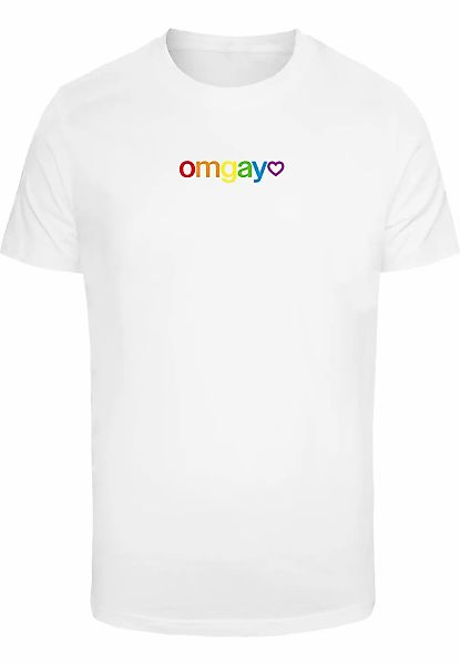 MisterTee T-Shirt "MisterTee OMGay Rainbow Pride Tee", 1 Stk. günstig online kaufen
