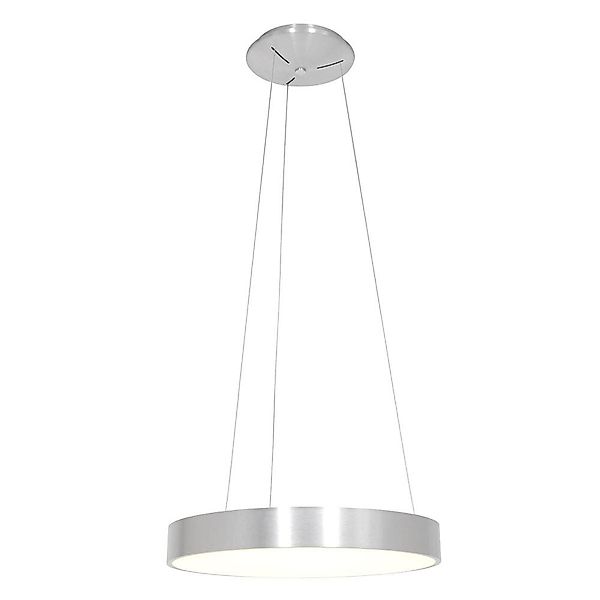 LED Pendelleuchte Ringlede in Silber 40W 3600lm günstig online kaufen