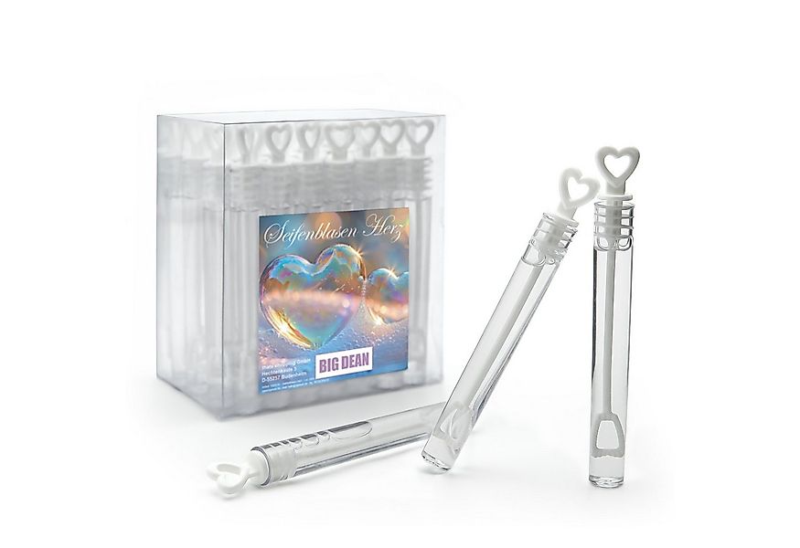 BigDean Seifenblasenspielzeug 48 Stück Seifenblasen Hochzeit mit Flüssigkei günstig online kaufen