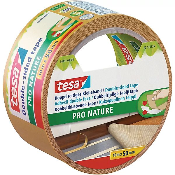 Tesa Doppelseitiges Klebeband Eco Fixation 10 m x 50 mm günstig online kaufen