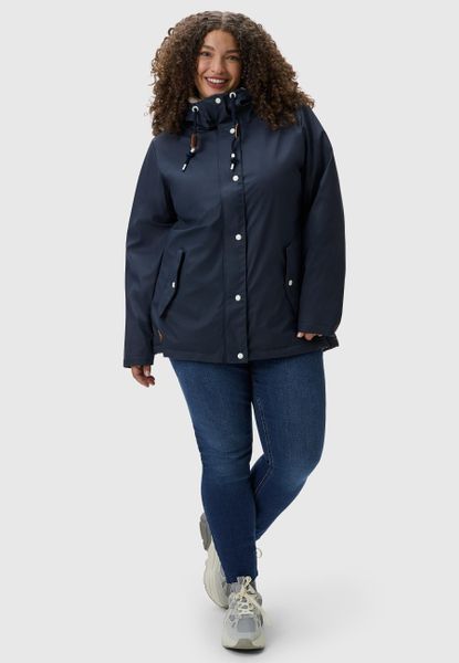 Ragwear Regenjacke "Marge" mit Kapuze warm gefütterter Damen Winter Regenma günstig online kaufen