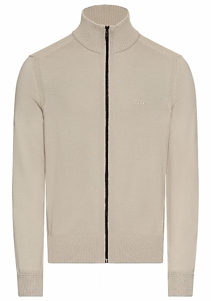 BOSS ORANGE Strickjacke "Avac", mit Logostickerei auf der Brust günstig online kaufen