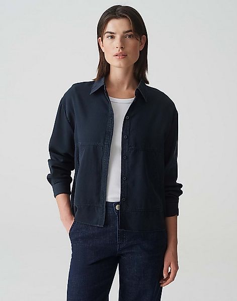 OPUS Hemdbluse Hemdbluse FJURI Regular aus Lyocell günstig online kaufen