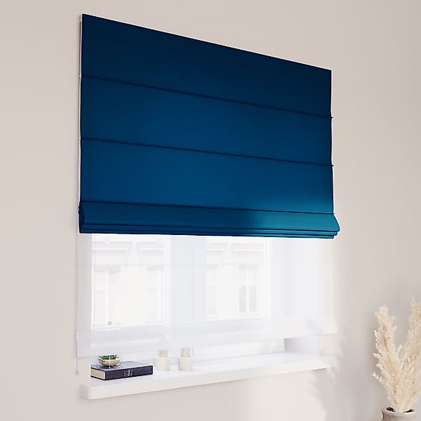 Dekoria Doppelraffrollo Duo, marinenblau , 120 x 150 cm günstig online kaufen