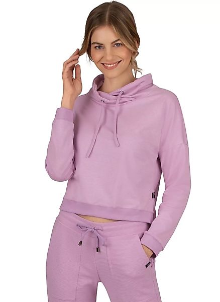 Trigema Sweatshirt "TRIGEMA Sweatshirt mit modischem Stehkragen" günstig online kaufen