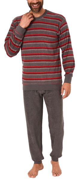 Normann Pyjama Herren Frottee Pyjama lang günstig online kaufen