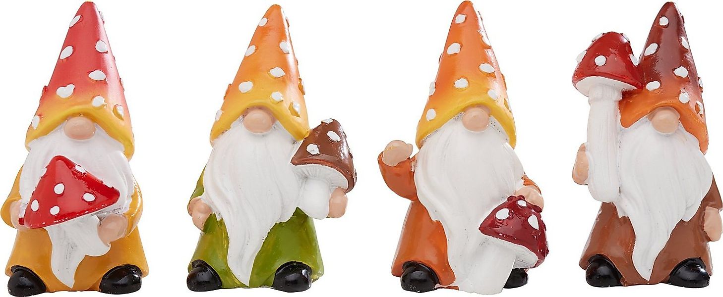 VBS Dekofigur Mini Wichtel Snorre (4 St), 4 Stück günstig online kaufen